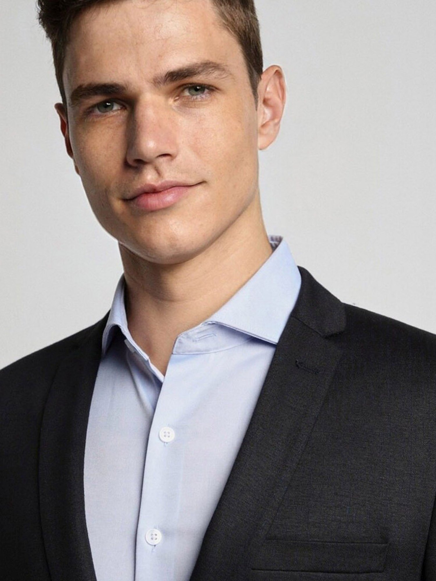 Allen Solly Black Slim Fit Blazer