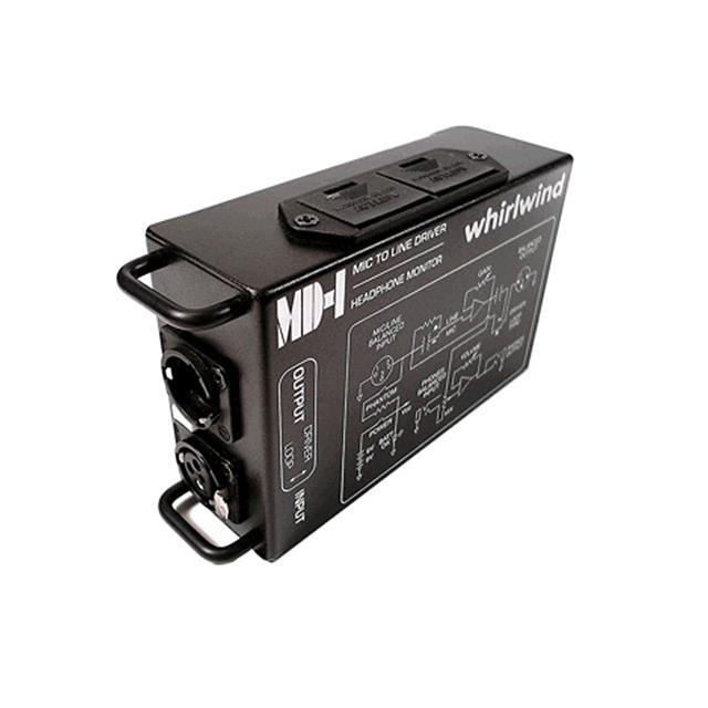 Whirlwind MD-1 Mic to Line Driver with Headphone Monitor