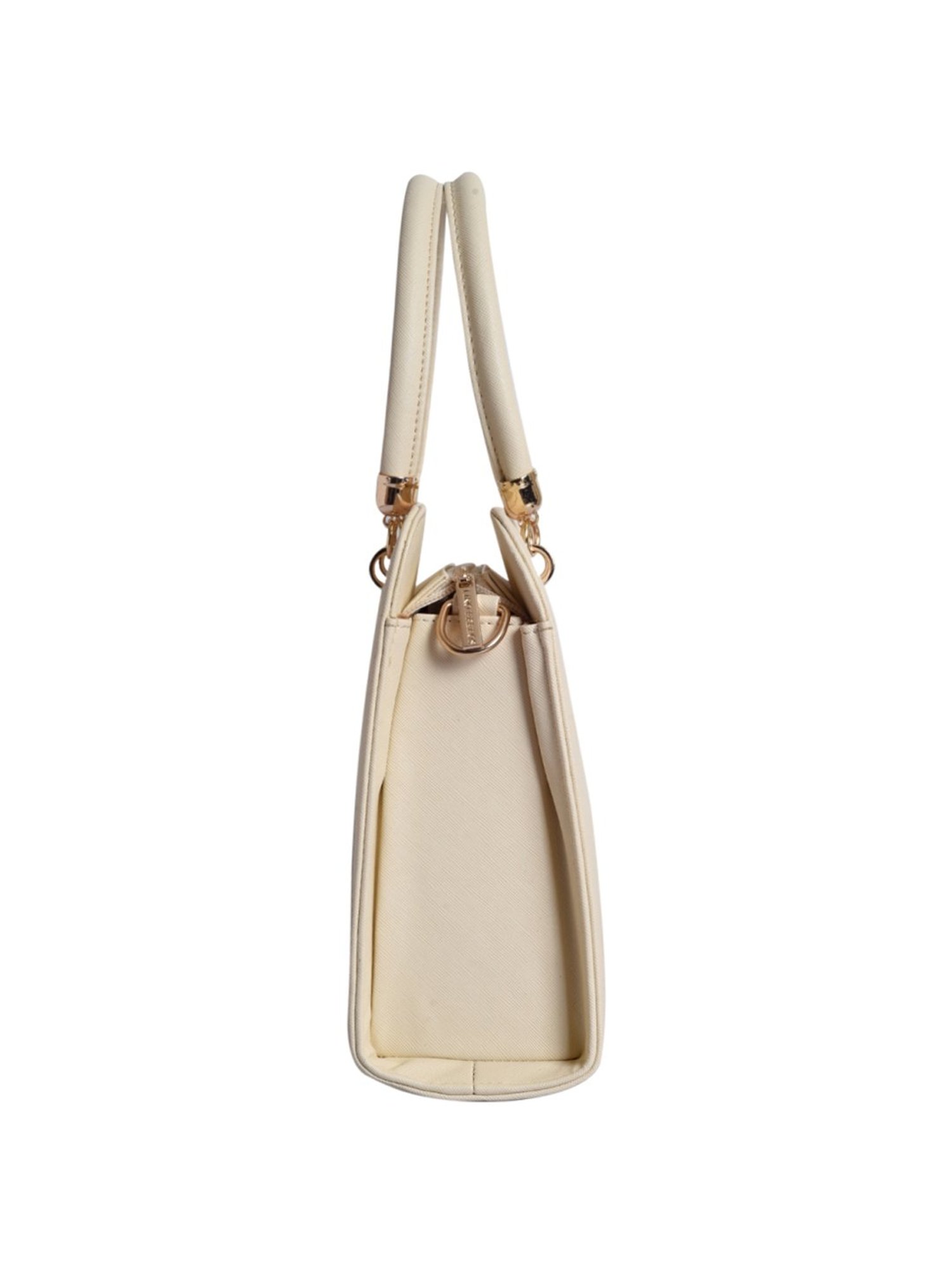 Lino Perros Ivory Textured Medium Handbag