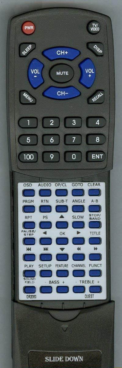 Replacement Remote Control for KEYSTONE QR2000, QR2000