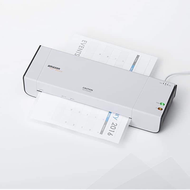 Basics Letter Size Sheets Laminating Pouches 9 Inches x 115 Inches 100pack