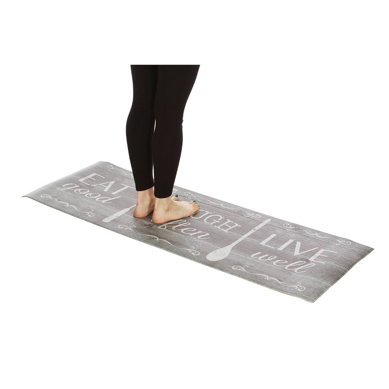 20"x34" Medallion Accent Kitchen Rug Blue - Threshold™