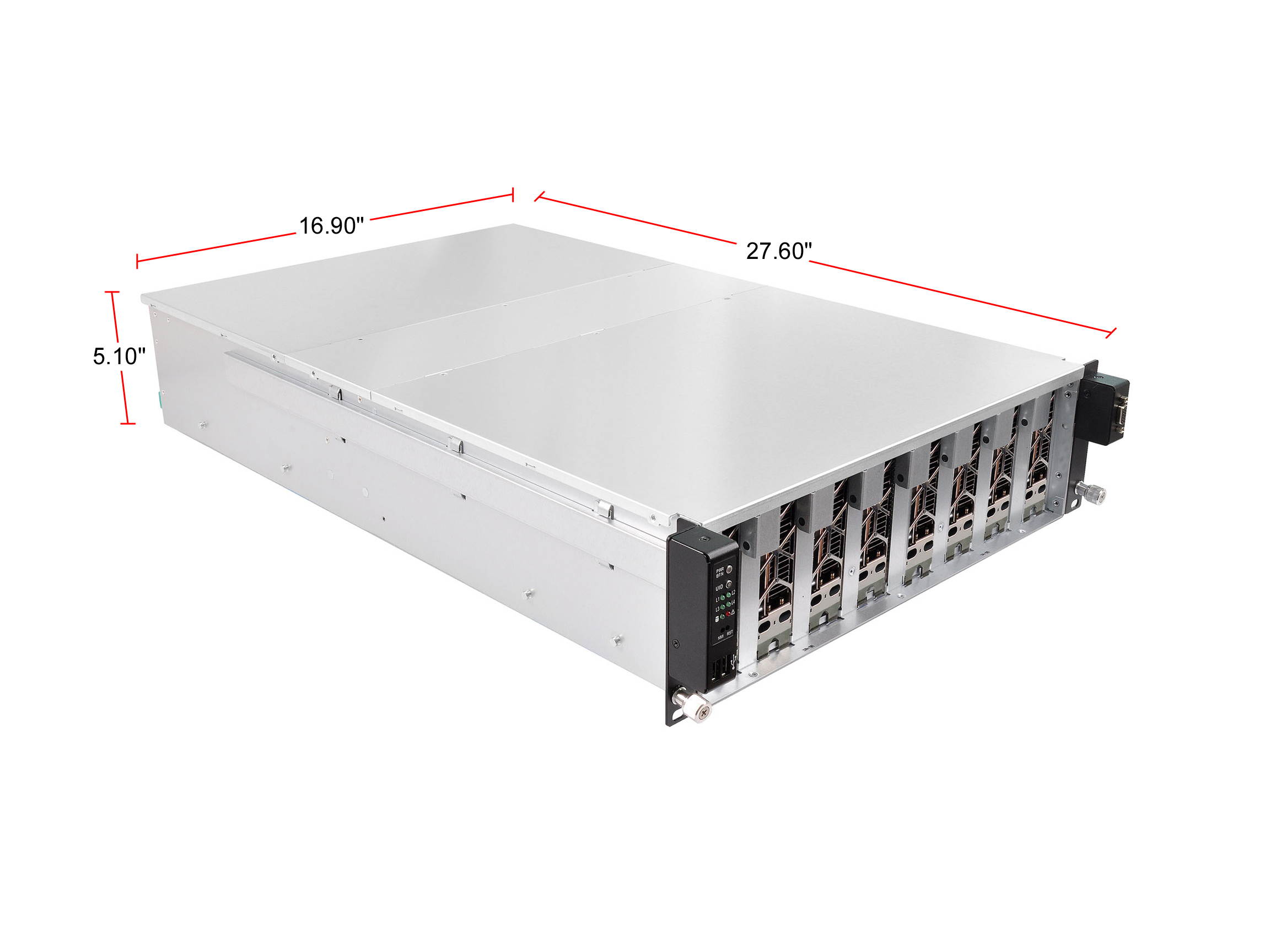 Asrock Rack 3U8G+ 3U Rackmount Server Barebone Dual Socket R3 (LGA2011) Intel C612  8GPU