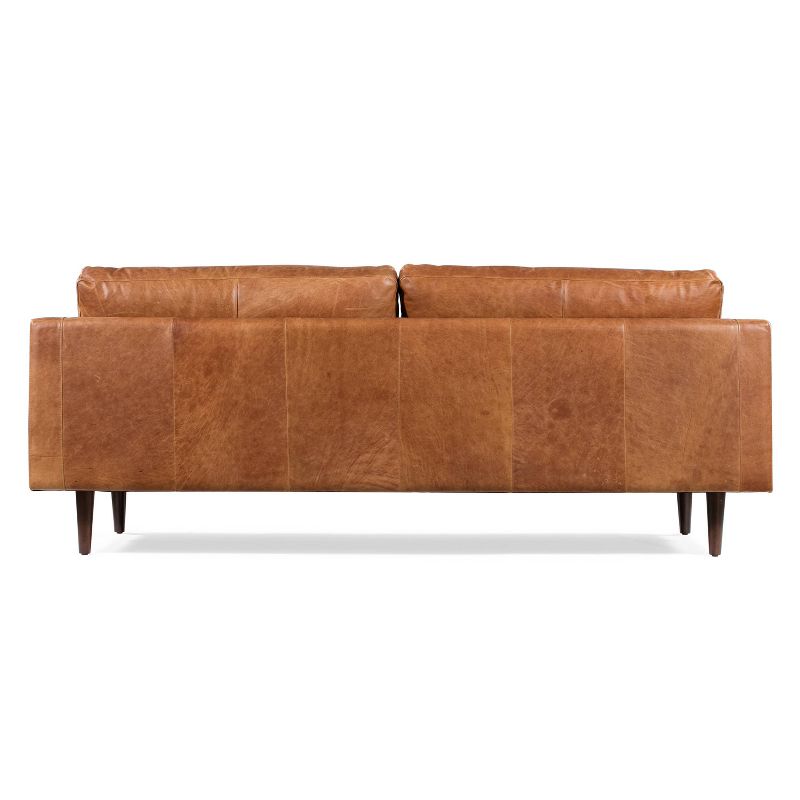 Florence Mid-Century Modern Sofa Cognac Tan - Poly & Bark