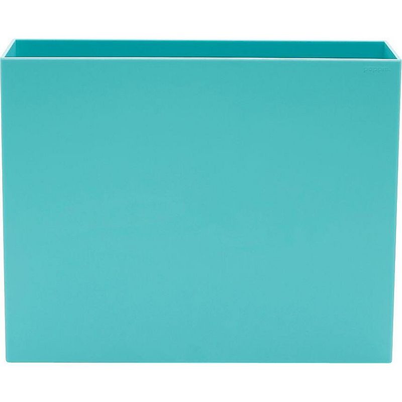 Poppin Aqua Plastic File Box 101274