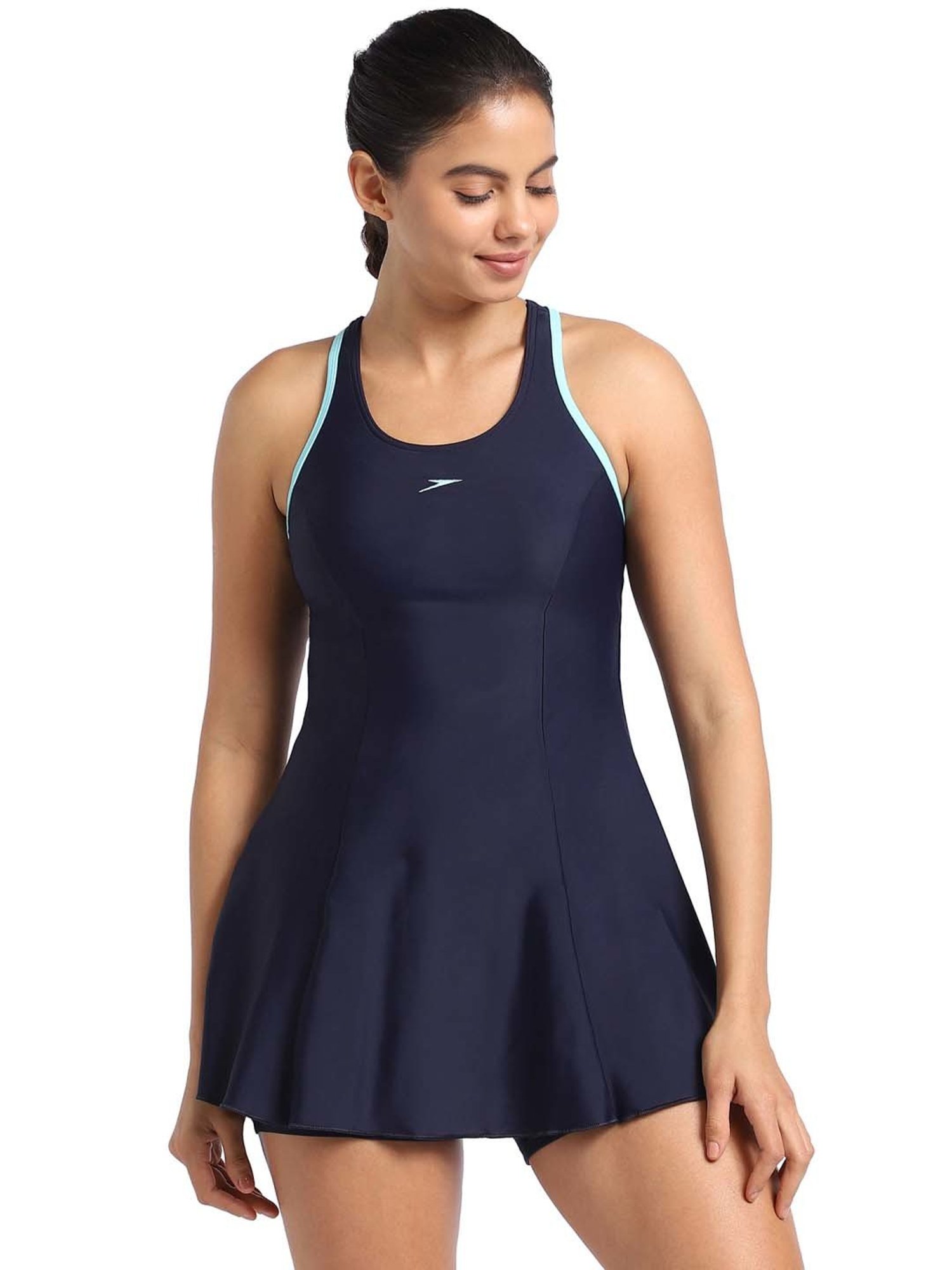 Speedo Navy Plain Swimwear