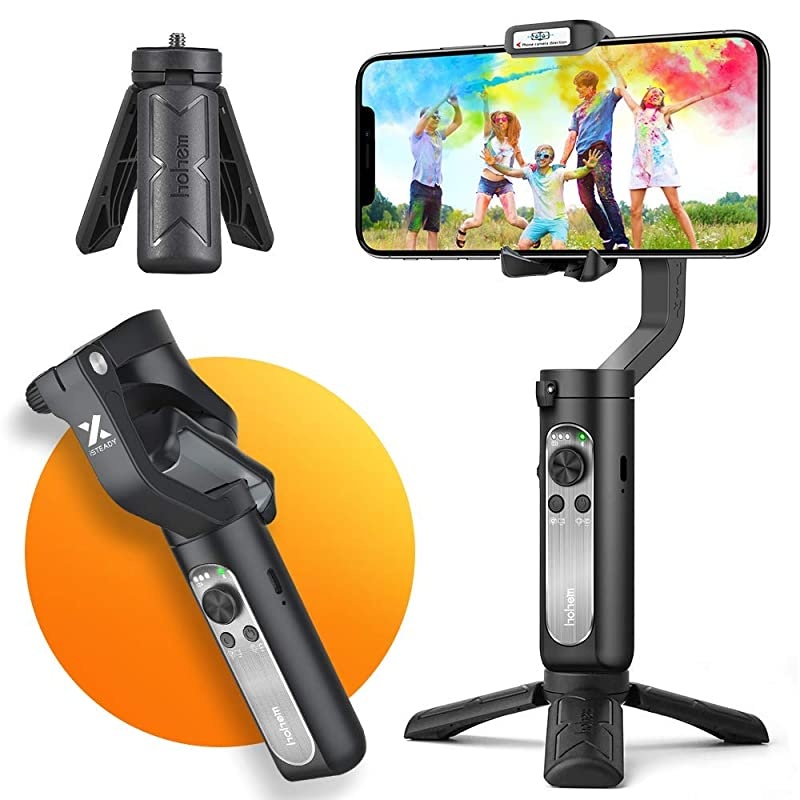 3Axis Gimbal Stabilizer for Smartphone05lbs Lightweight Foldable Phone Gimbal wAuto Inception DollyZoom Timelapse Handheld Gimbal for iPhone 11 pro max11Xs MaxSamsung  iSteady X