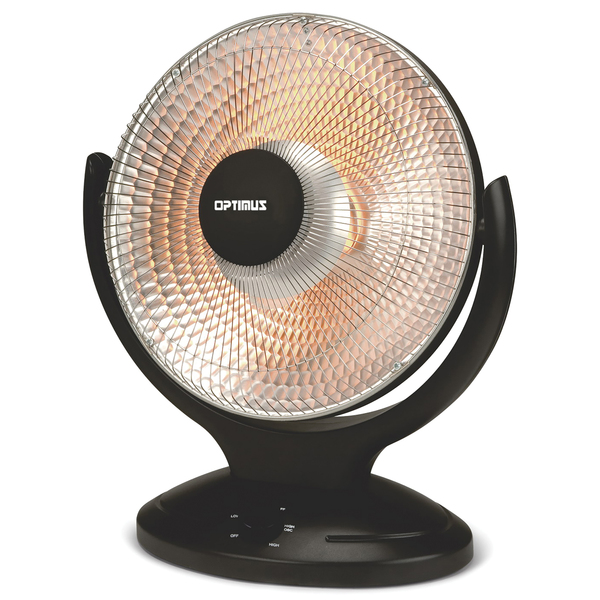 900-Watt-Max 75deg Oscillating Radiant Heater with Tilt and Timer, H-4430