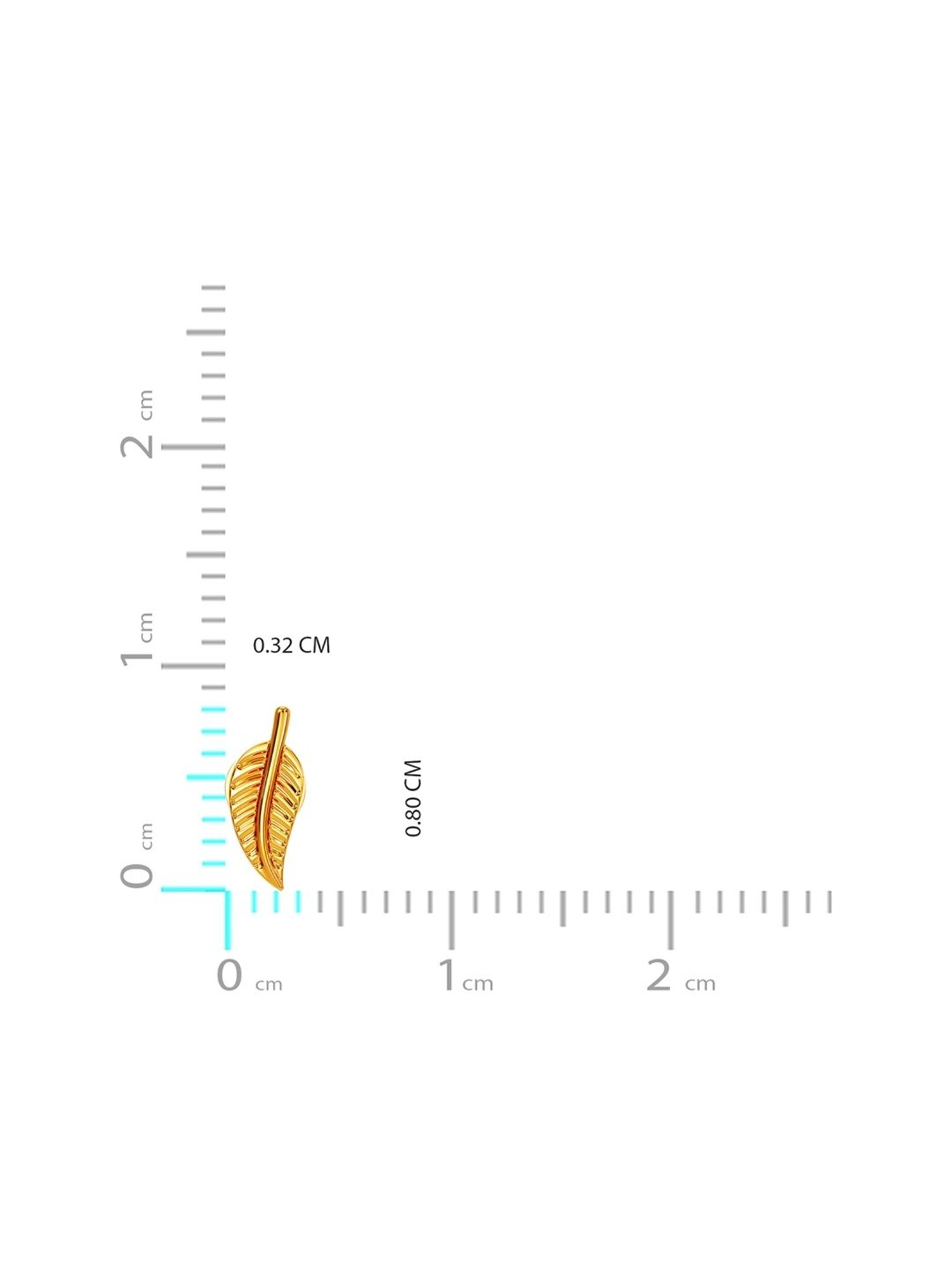PC Jeweller Kata 22 kt Gold Nosepin