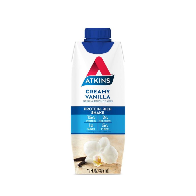 Atkins Nutritional Shake - Creamy Vanilla - 4pk/44 fl oz