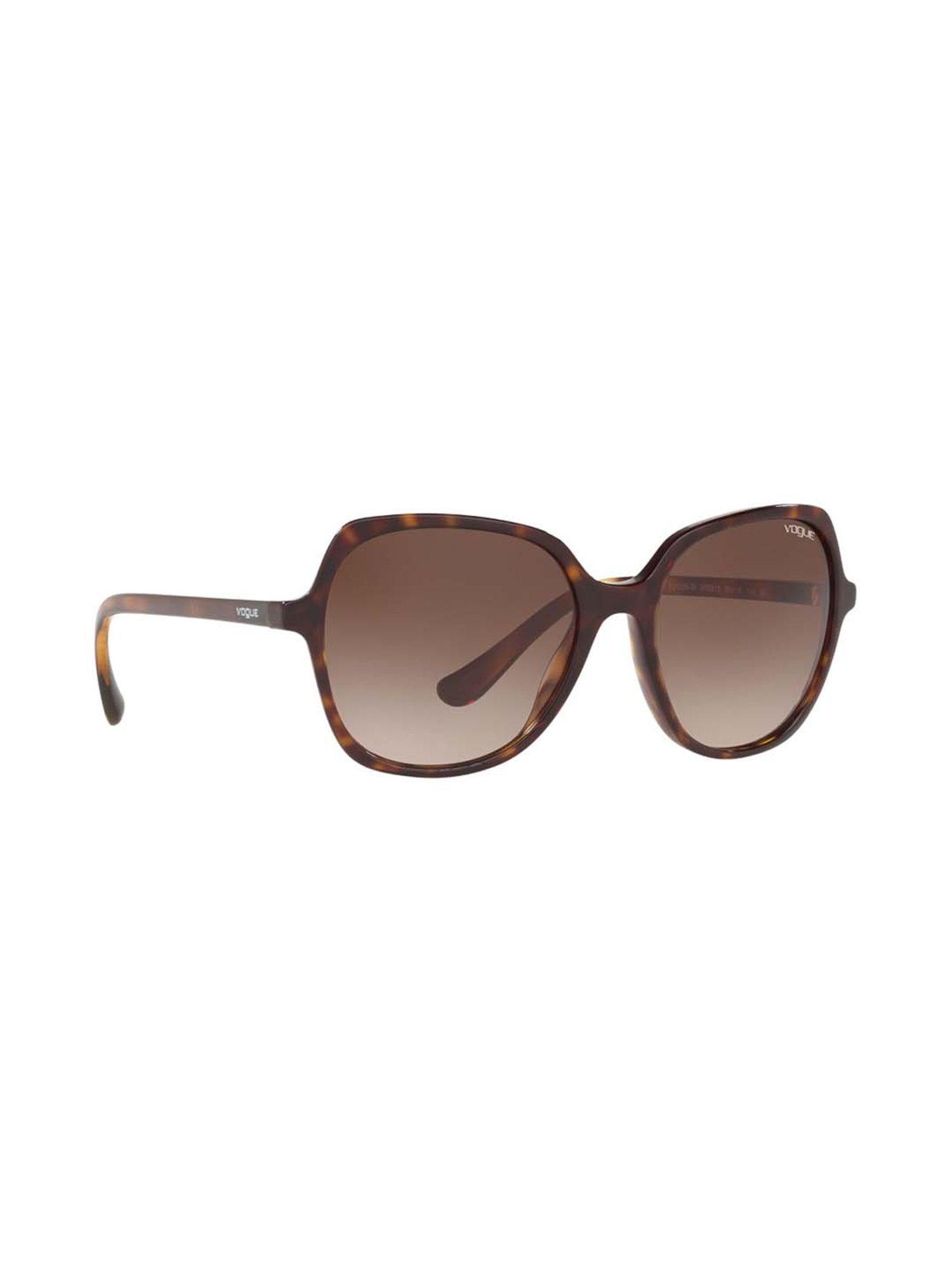 Vogue Eyewear Women Gradient Brown Lens Square Sunglasses - 0VO5269SIW6561356