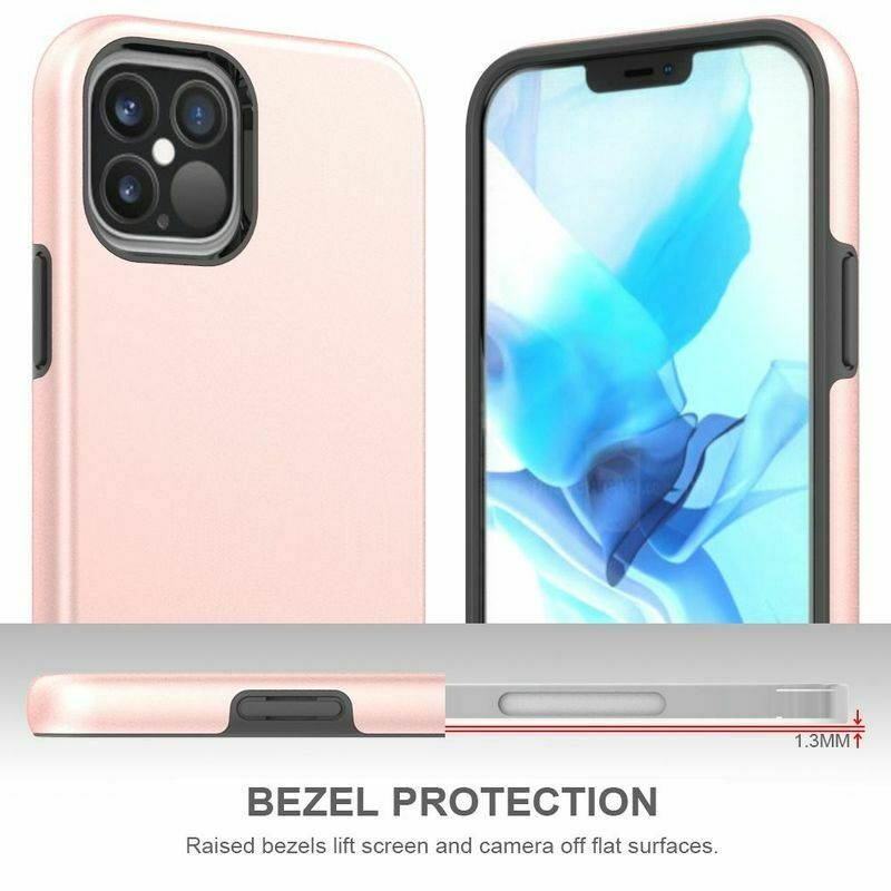 For  iPhone 12/ 12 Pro 6.1 in Pink The Patrol Hard TPU Hybrid Case