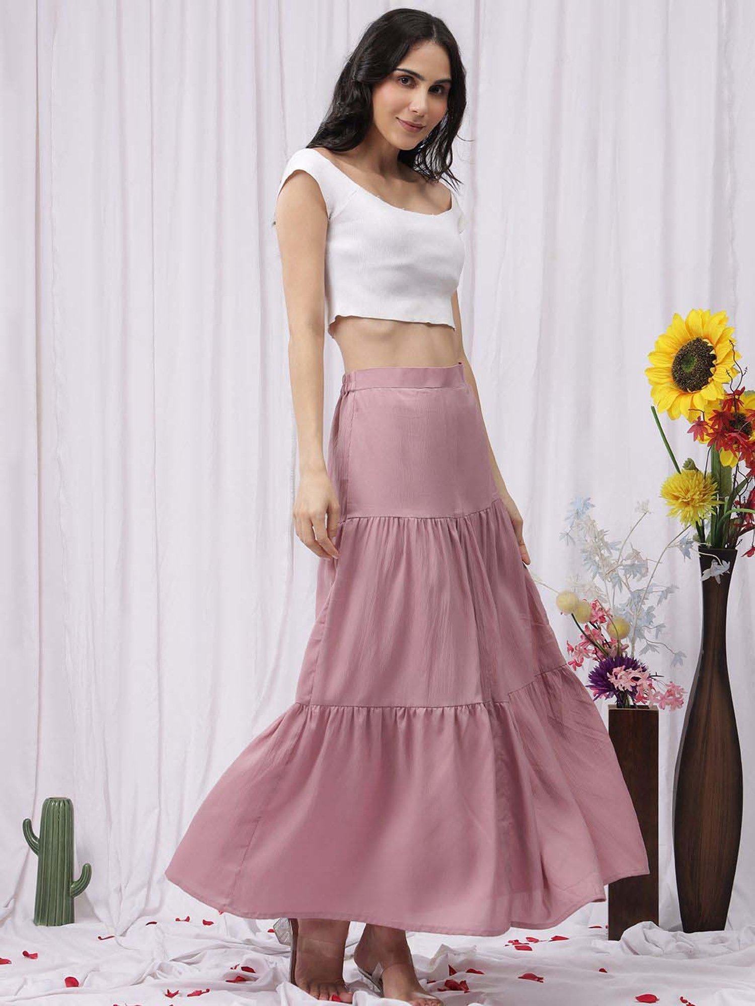NEUDIS Pink Maxi Skirt