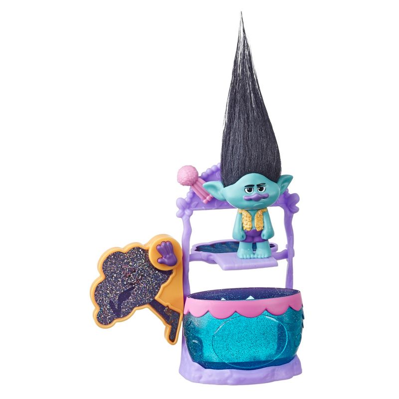 DreamWorks Trolls Branch's Dunk the Grump - Dunk Tank Playset with Figure and Critter