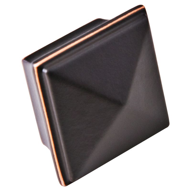 Sumner Street Home Hardware 1.25 4pc Knob Oil-Rubbed Bronze Pyramid