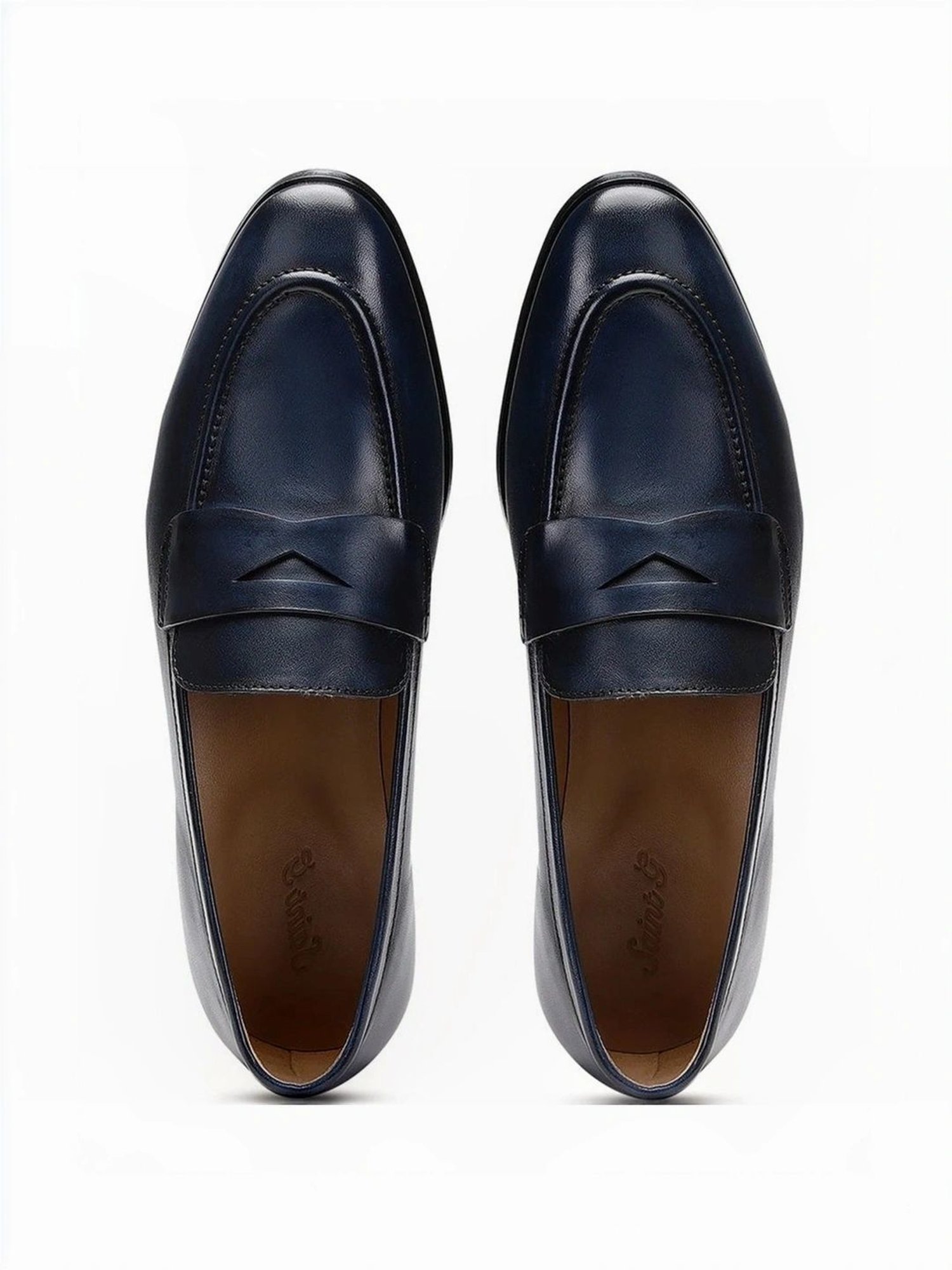 Saint G Men's Lukonin Navy Loafers