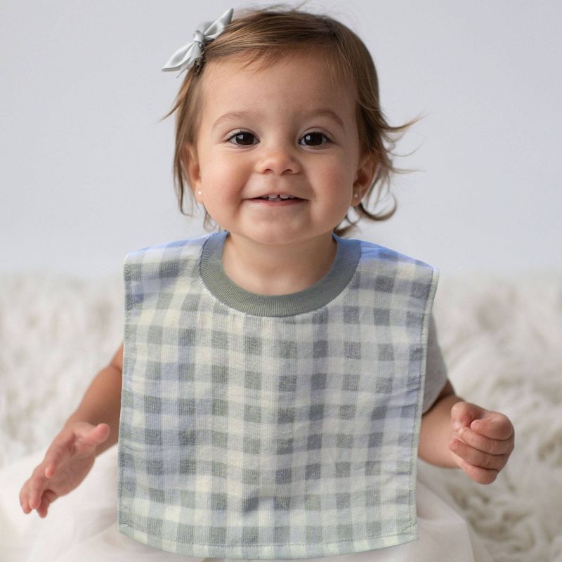 Neat Solutions Printed Pullover Toddler Bib Set Girl - Floral - 3pk