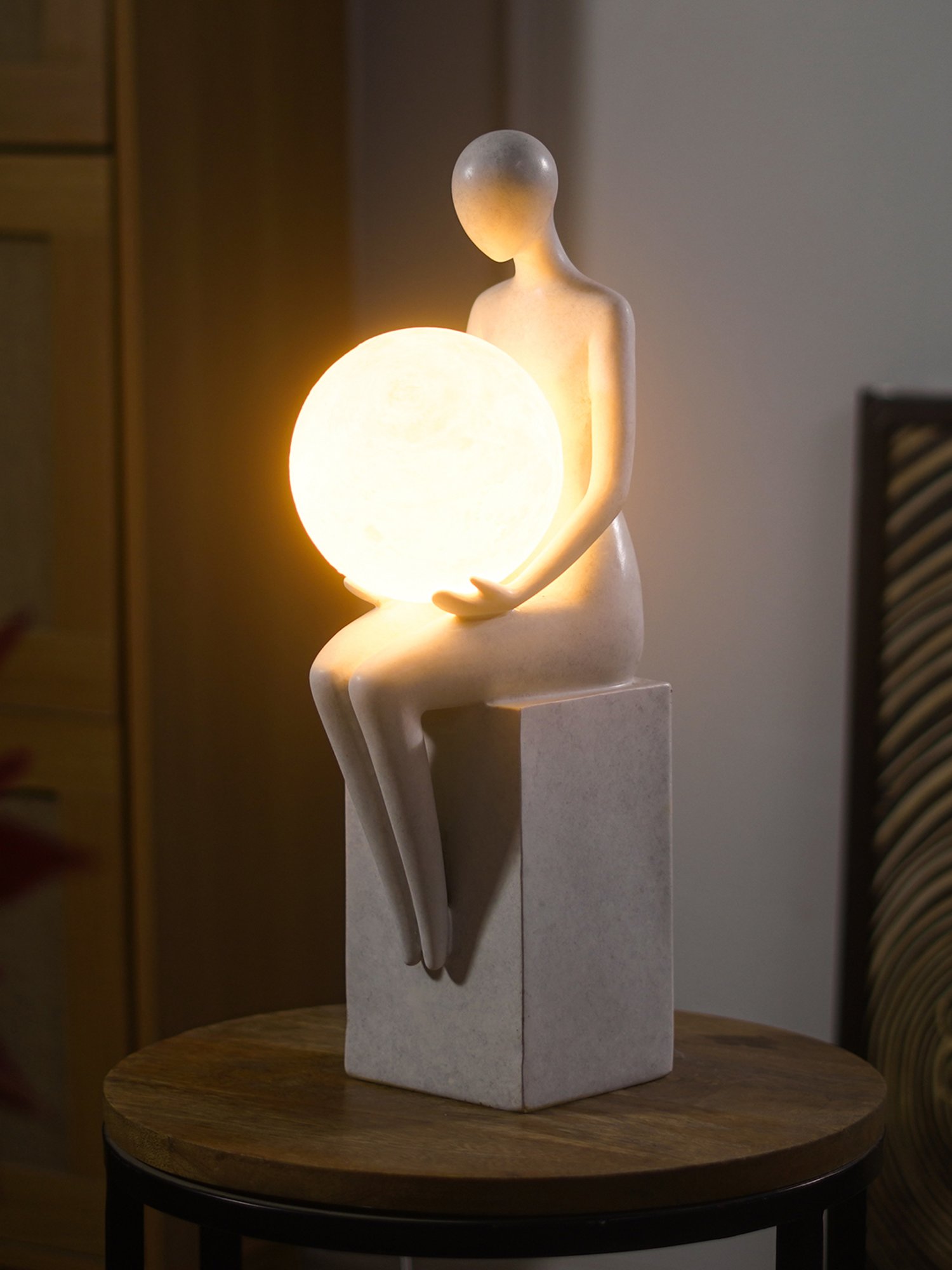 The Artment Decorative Bowl Lamp Led Showpiece Figurine