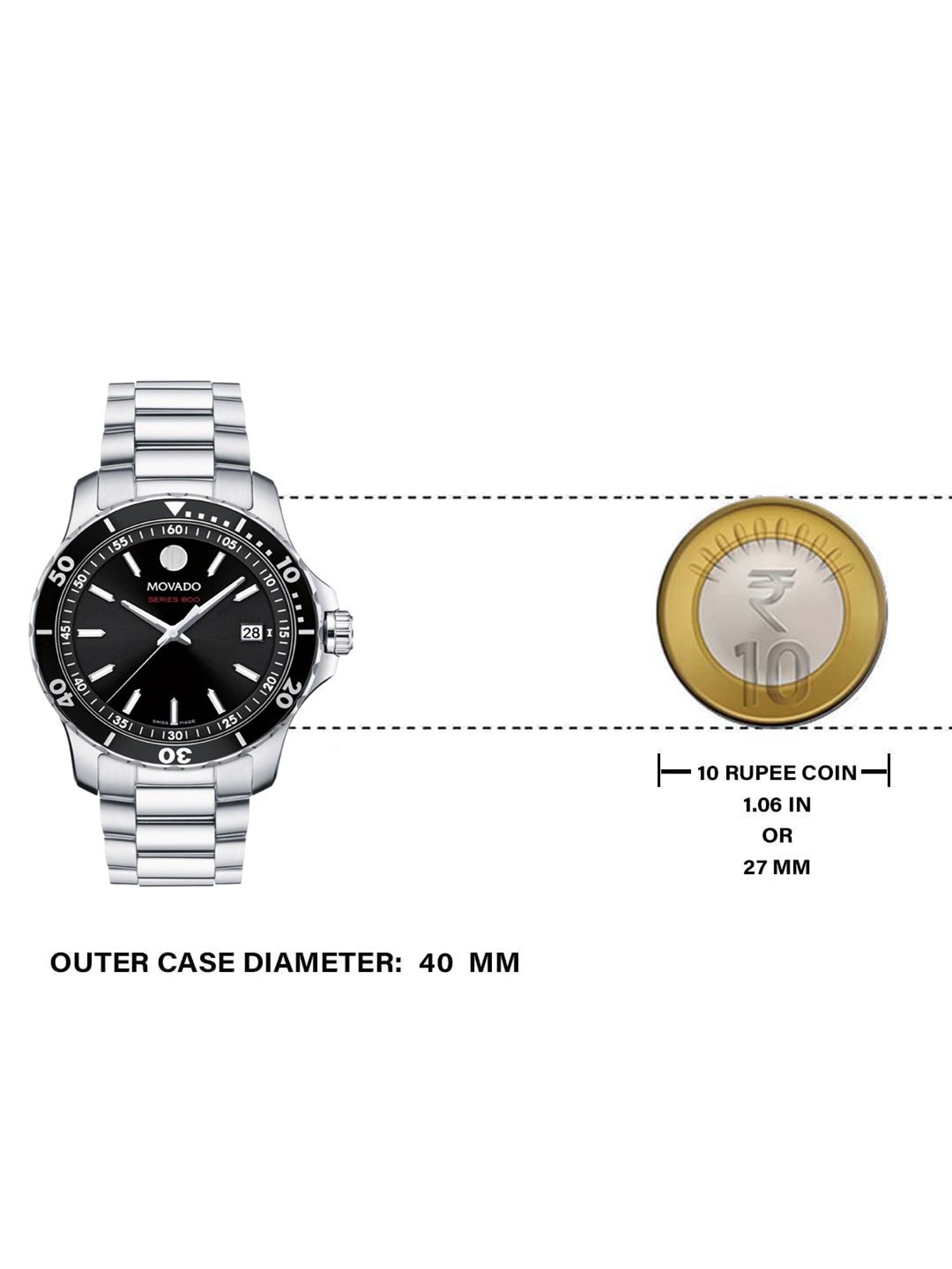 Movado MGI-2600135 Series 800 Analog Watch for Men