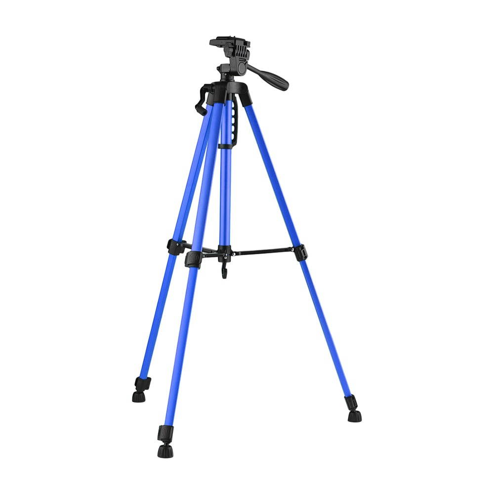 Andoer Lightweight Photography Tripod Stand Aluminum Alloy 3kg Load Capacity Max. Height 135cm/53in with Carry Bag Phone Holder for DSLR Camera Smartphone