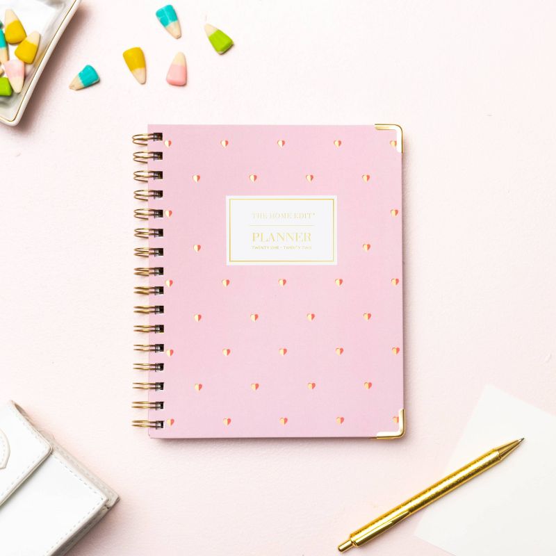 2021-22 Academic Planner 6" x 8" Hard Cover Weekly/Monthly Wirebound Sweetheart - The Home Edit