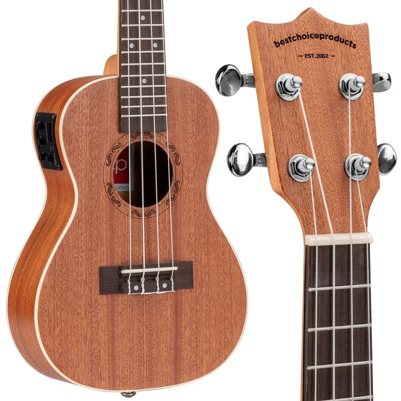 Mitchell MU100CE Acoustic-Electric Concert Ukulele Natural Koa