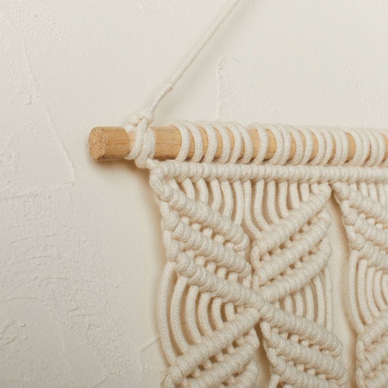 25" x 35" Macrame Wall Hanging Natural - Opalhouse™ designed with Jungalow™