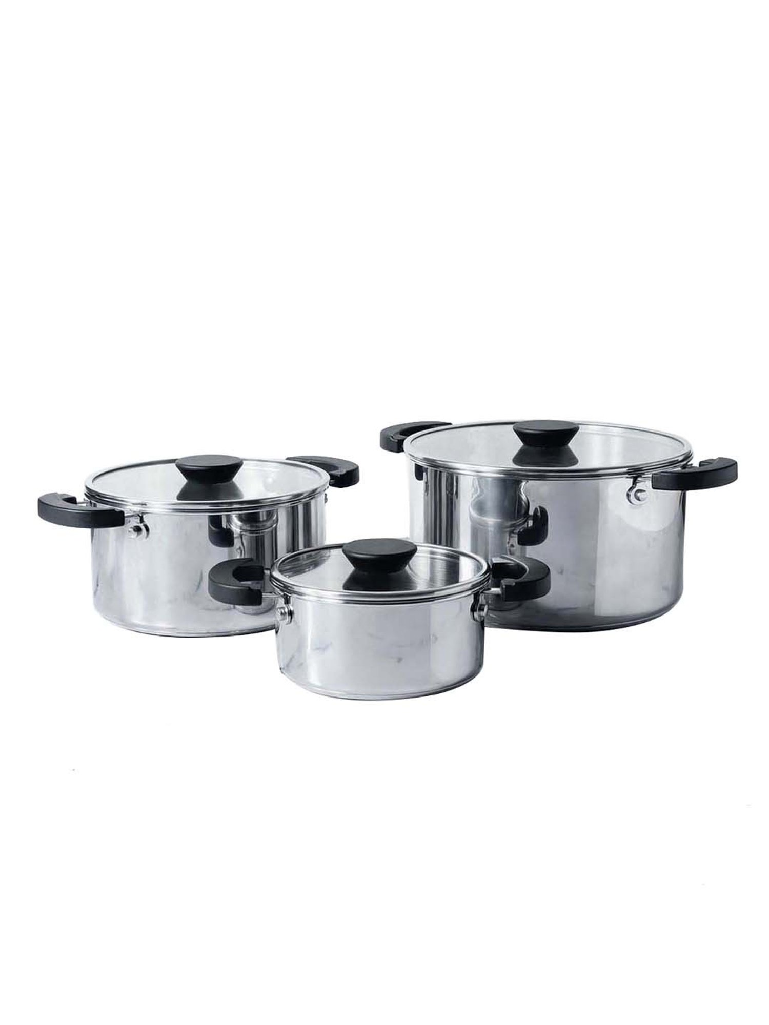 Meyer Kitchen Hacks 3 Piece Casserole Biryani Pot Set