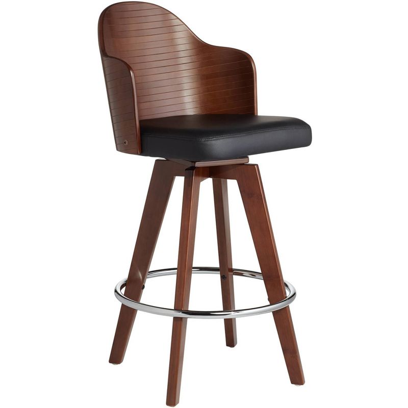 Ladder Barstool Seat Black - Riverstone Furniture Collection