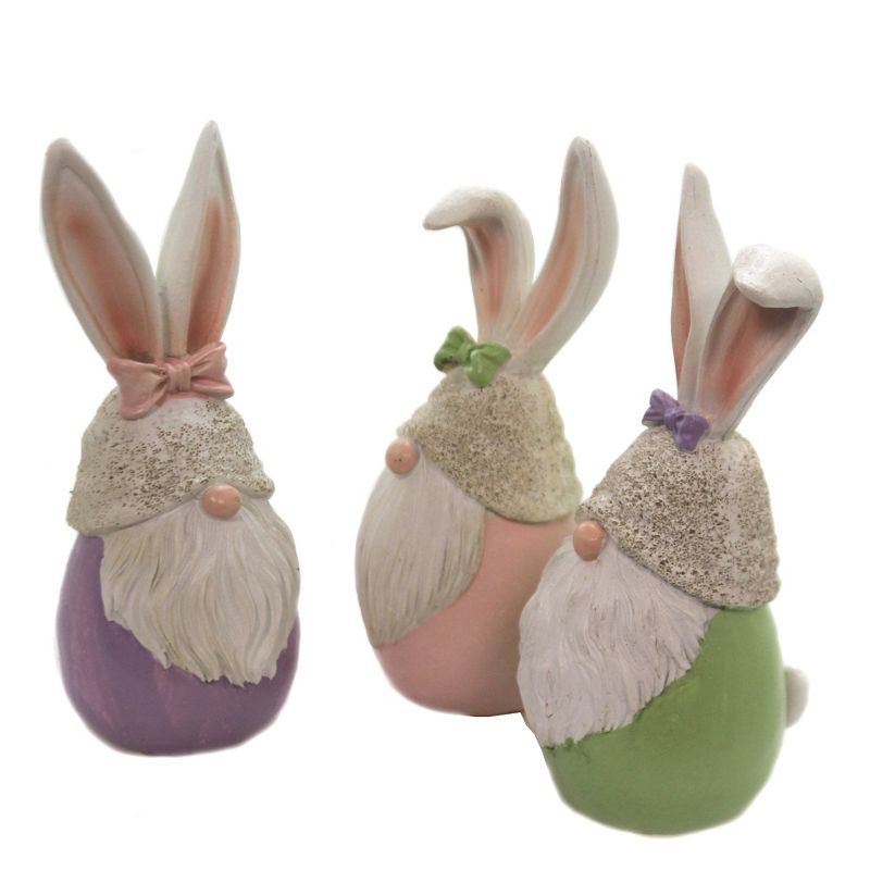 Easter 5.0" Bunny Gnomes Rabbit Ears Beard  -  Decorative Figurines