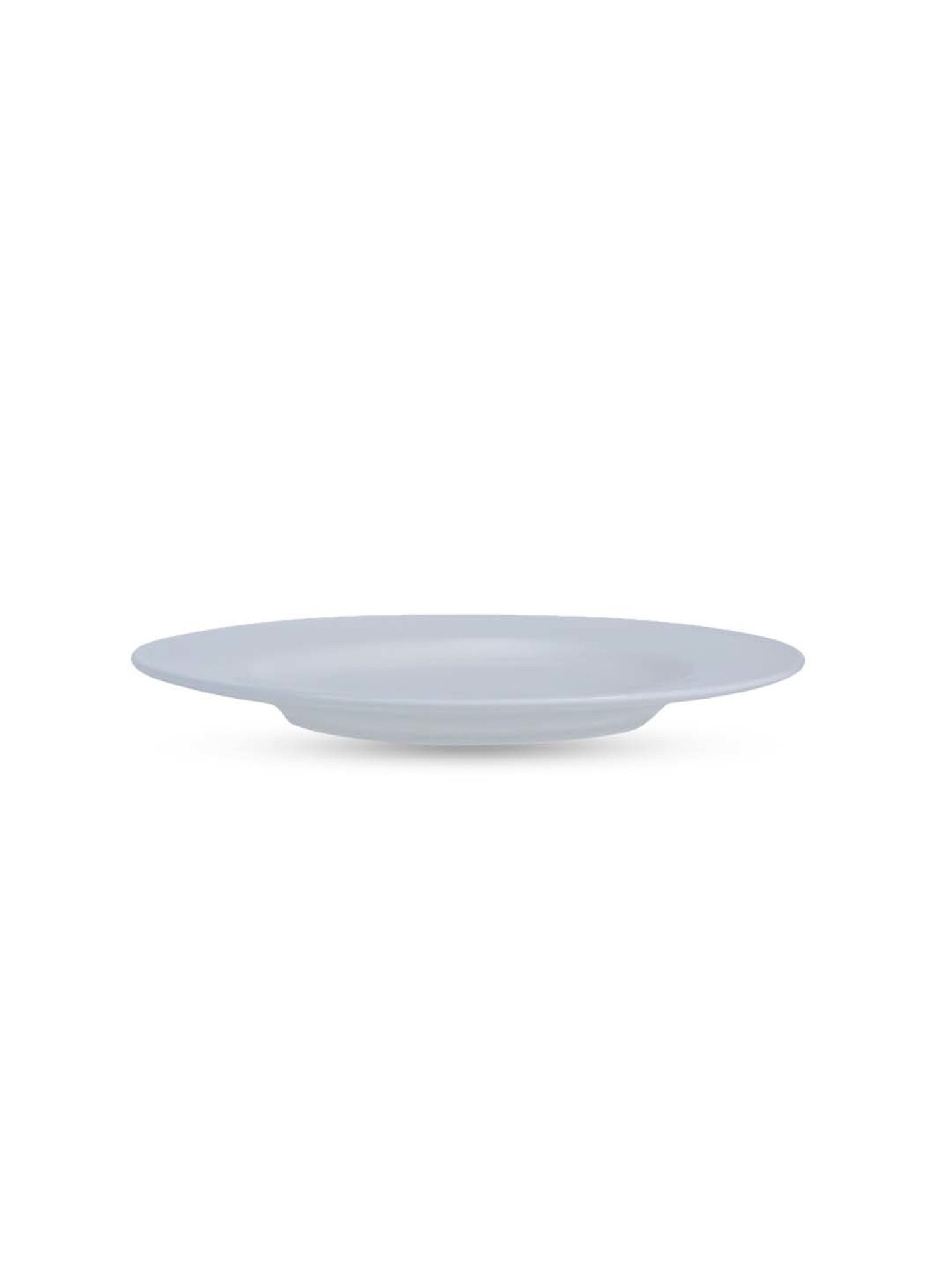 Pure Home and Living Transparent Glass Textured Dinner Plates