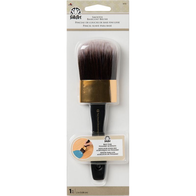 FolkArt Painting Tool Smooth Basecoat Brush-2" Width