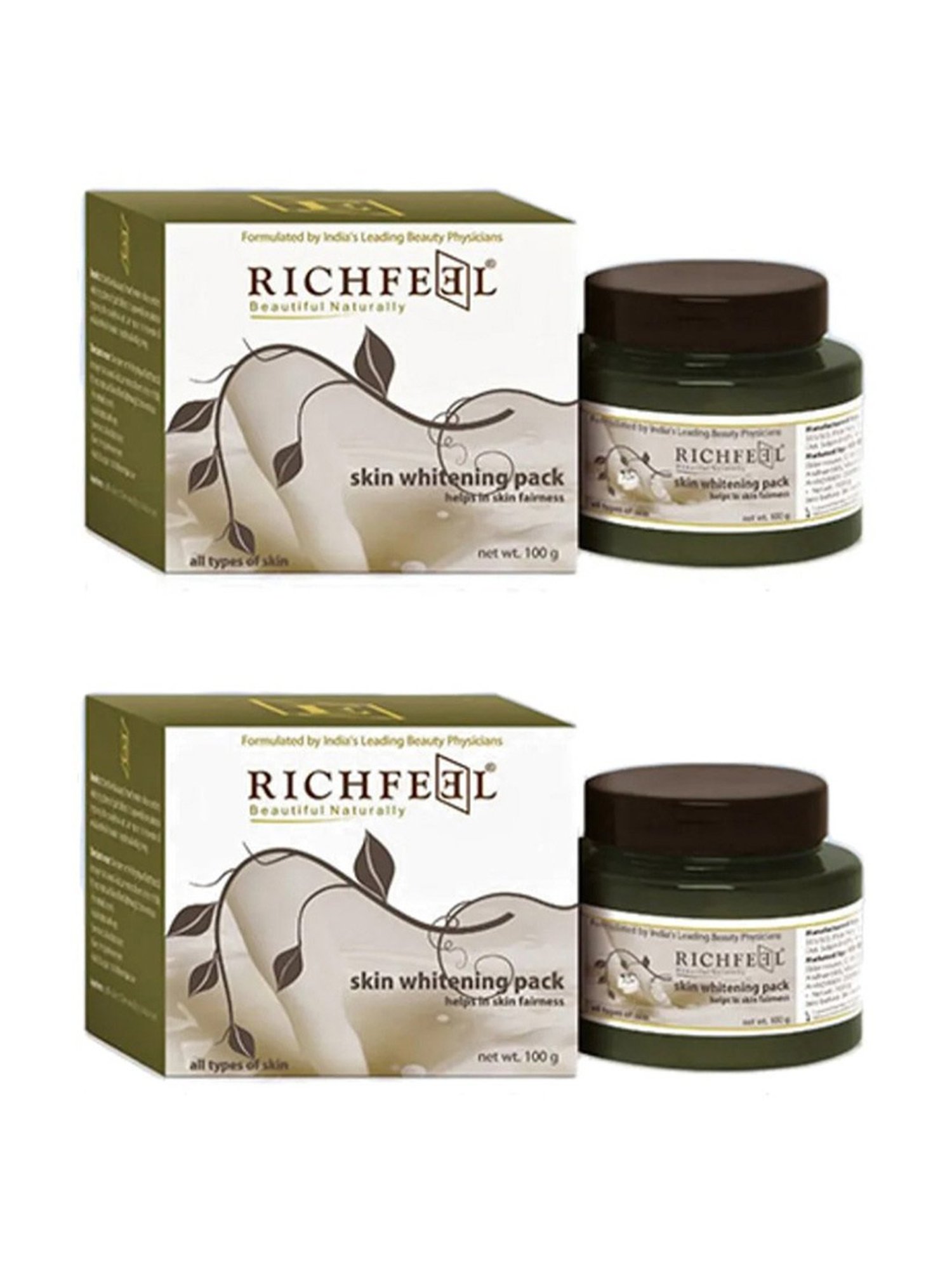 Richfeel Skin Whitening Pack - Pack of 2