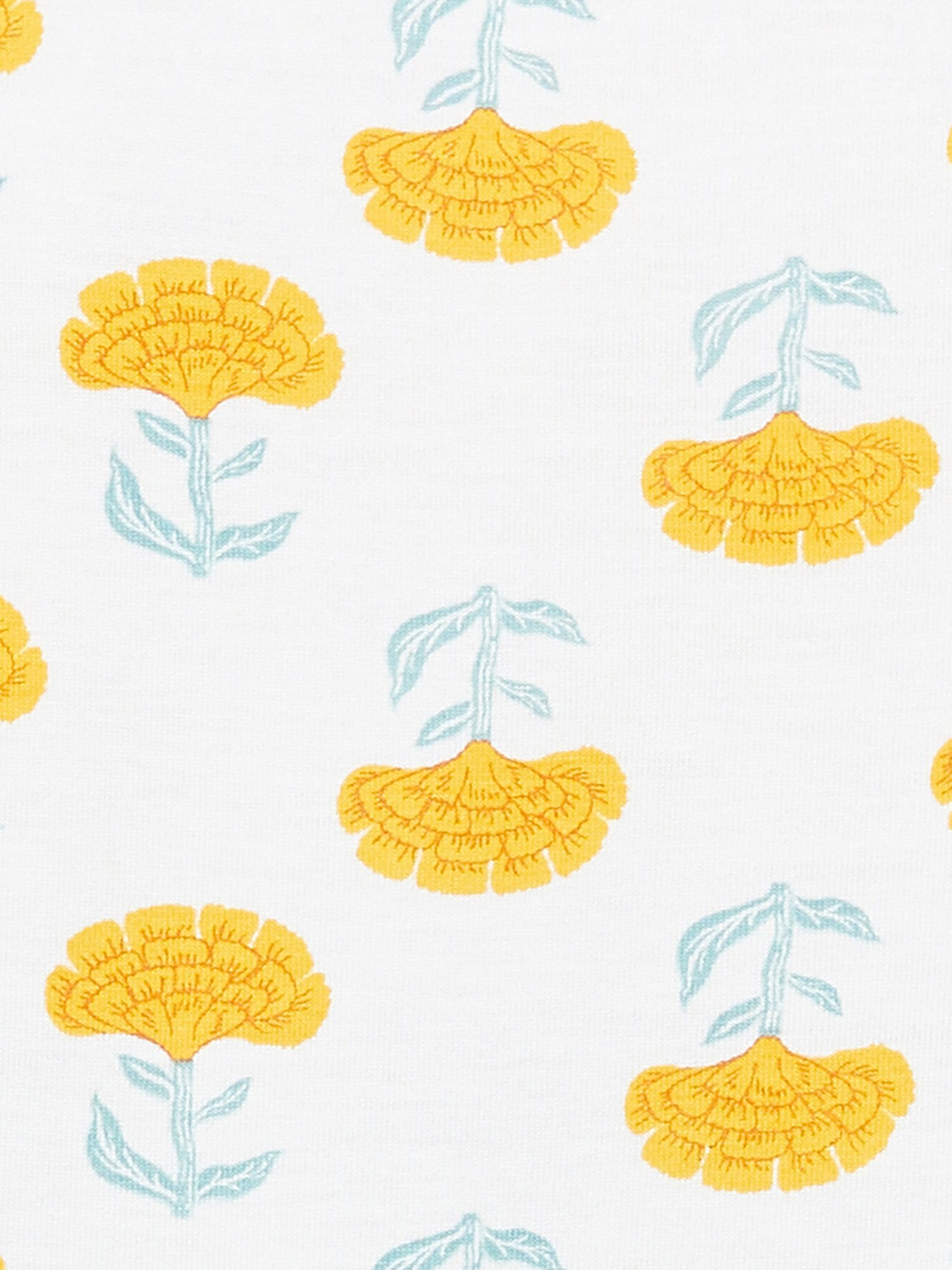 Colour Me by Melange Off-White Floral Print T-Shirt