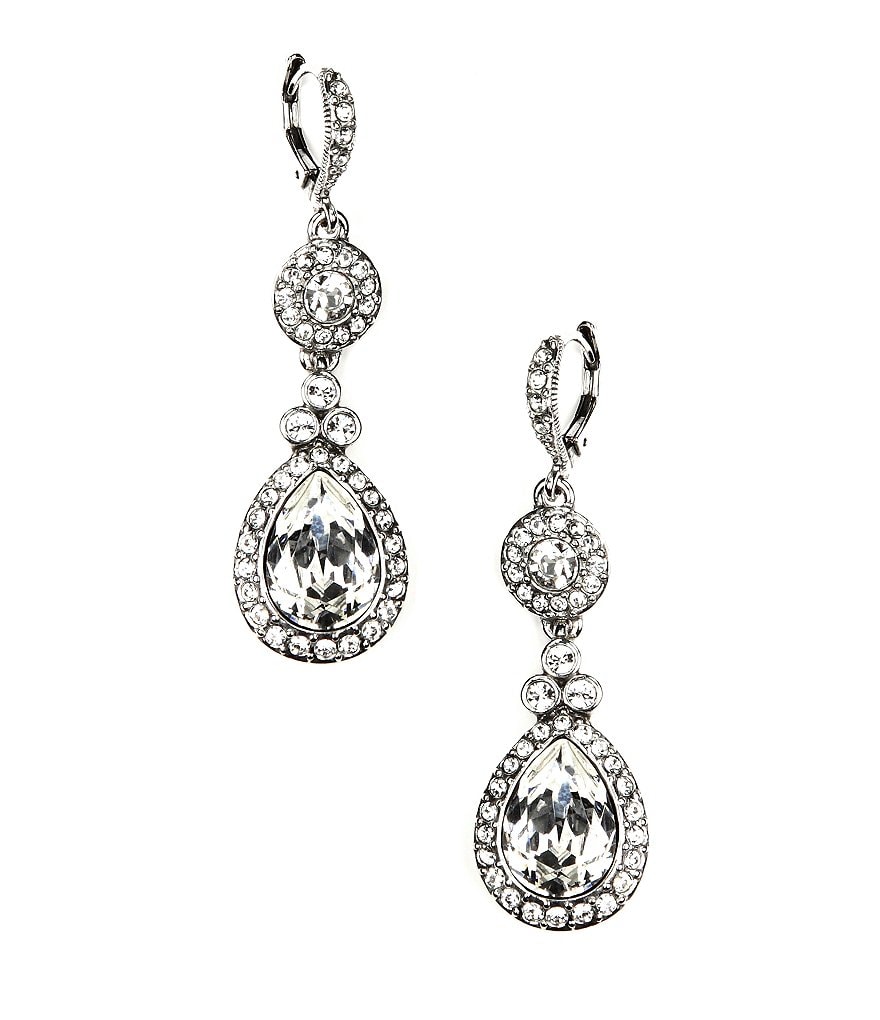Givenchy Crystal Drop Earrings