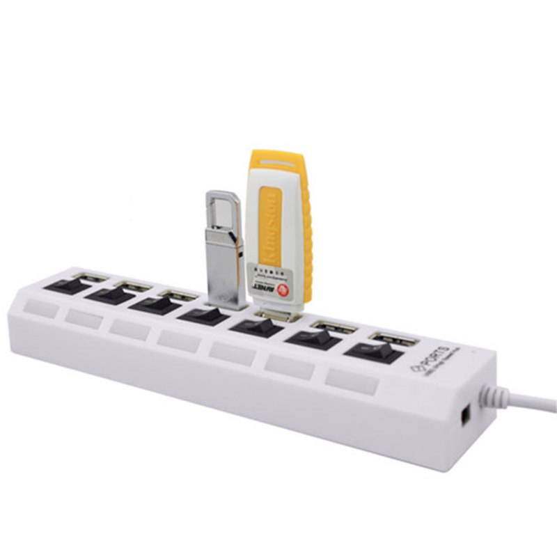 USB 3.0 Hub, Portable SuperSpeed 4 Port USB 3.0 Hub with Built-in Cable , USB Extension Multi-function USB Dock Hot Swapping Support for  Mac, PC, USB Flash Drives and Other Devices