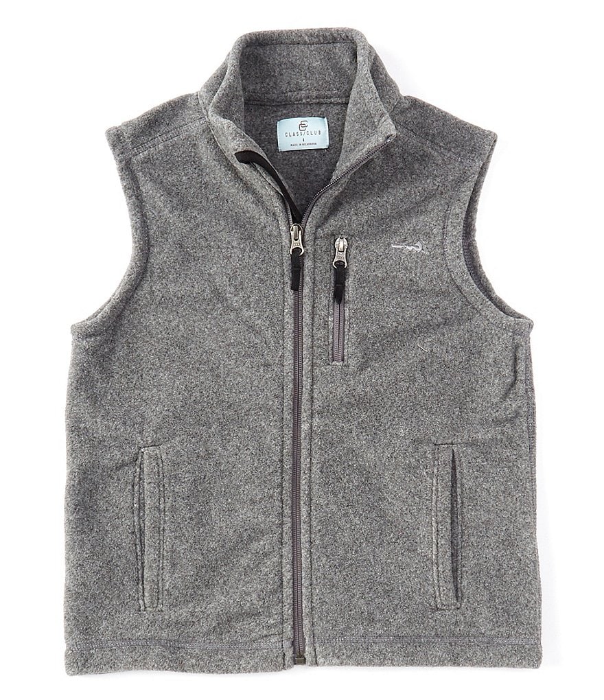 First Wave Big Boys 8-20 Brown Pleather Moto Jacket