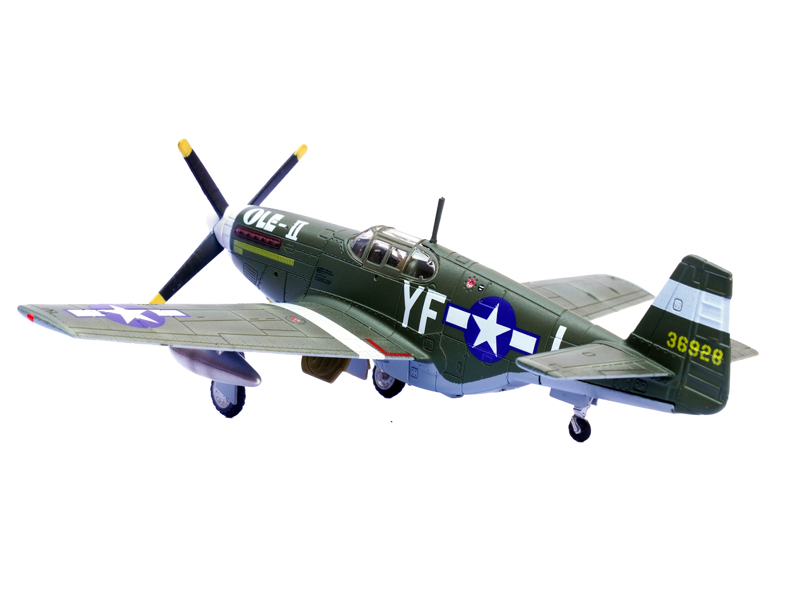 North American P-51D Mustang Fighter Aircraft "Lt. Col. McComas 118th Tactical Reconnaissance Squadron 23rd Fighter Group China" (1945) United States Army Air Force "Air Power Series" 1/48 Diecast Model by Hobby Master