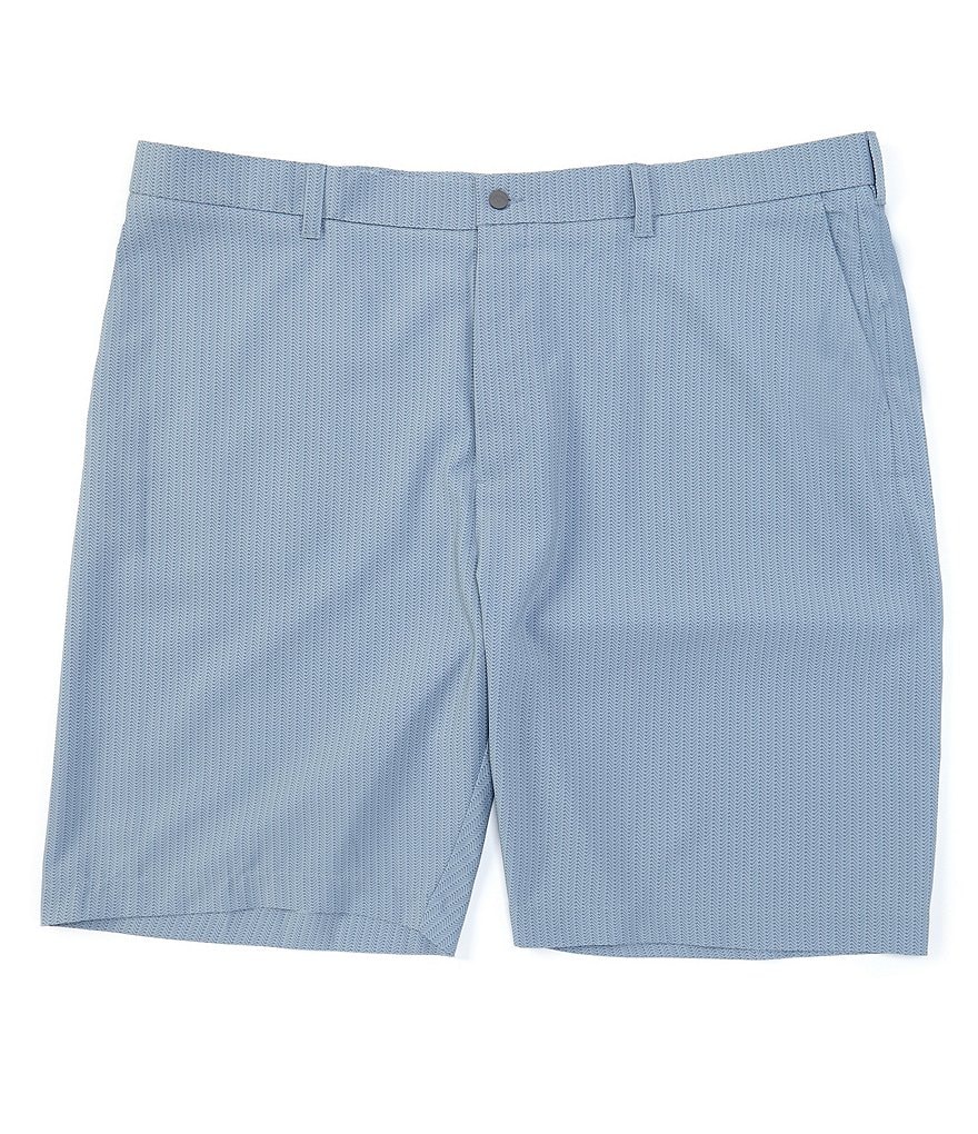 Callaway Golf Big & Tall Flat-Front Stretch 10#double; Inseam Shorts