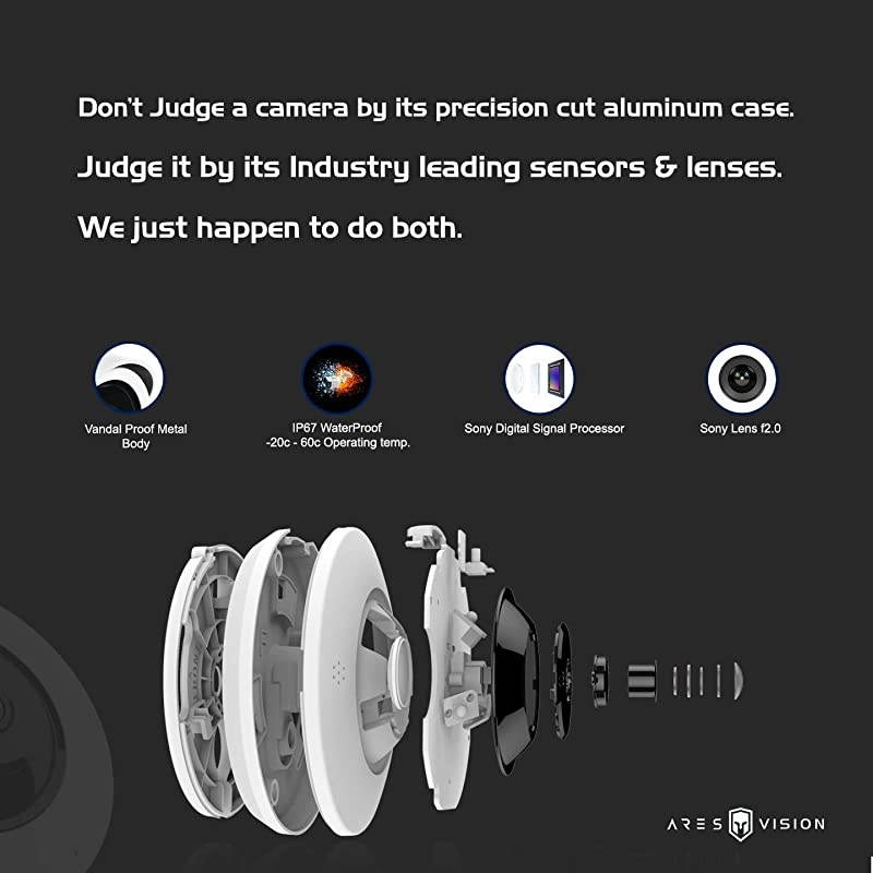 54MP POE IP Network High Definition CCTV Camera wIR Night Vision