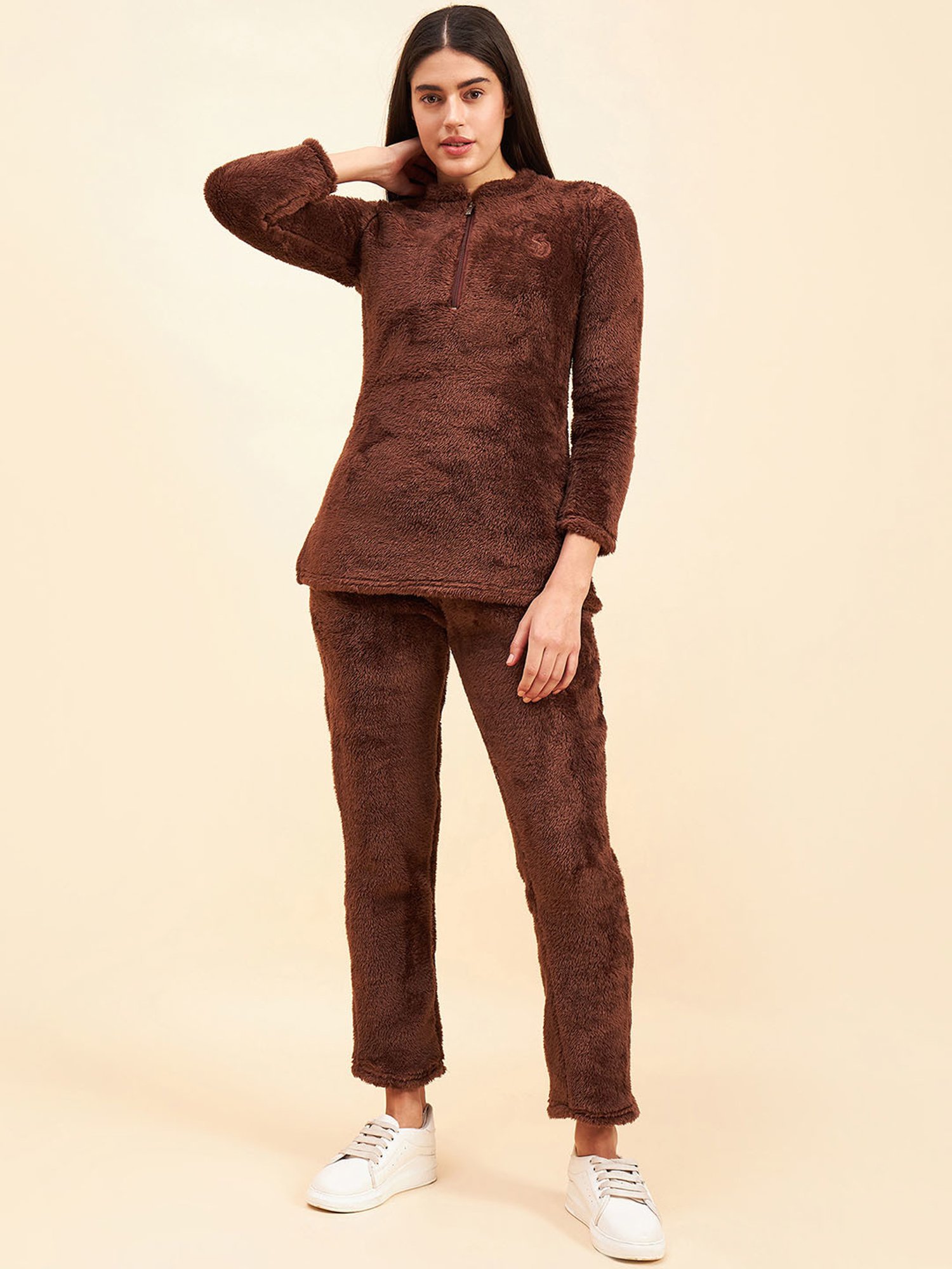Sweet Dreams Brown Pullover With Pants