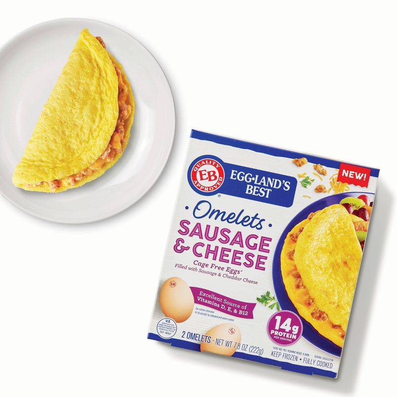 Eggland's Best Sausage & Cheese Frozen Omelet - 2ct