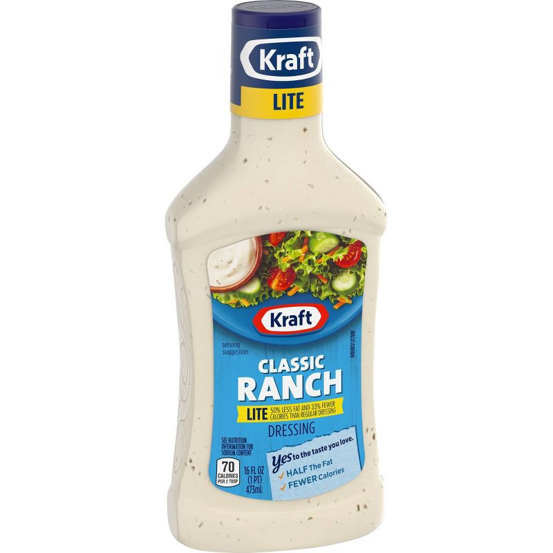Kraft Classic Light Ranch Salad Dressing - 16fl oz