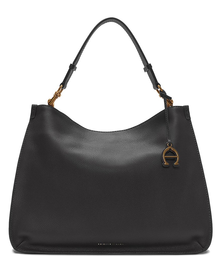 Etienne Aigner Alexandra Pebble Nappa Leather Hobo Bag
