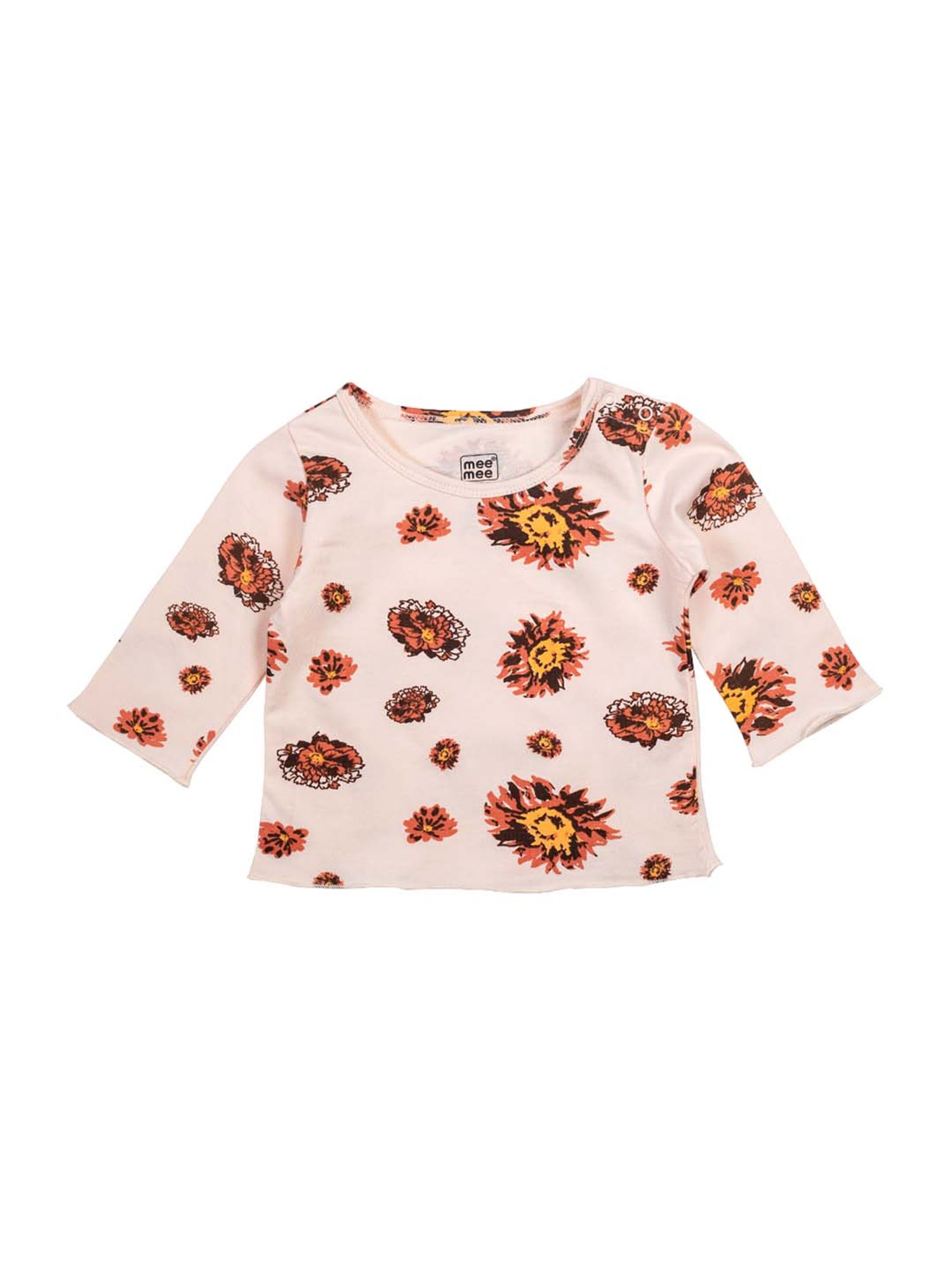 Mee Mee Kids Multicolor Cotton Printed Tops - Pack of 2