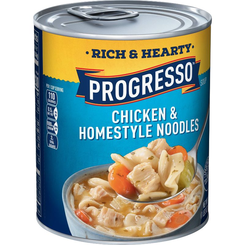 Progresso Rich & Hearty Chicken & Homestyle Noodle Soup 19oz