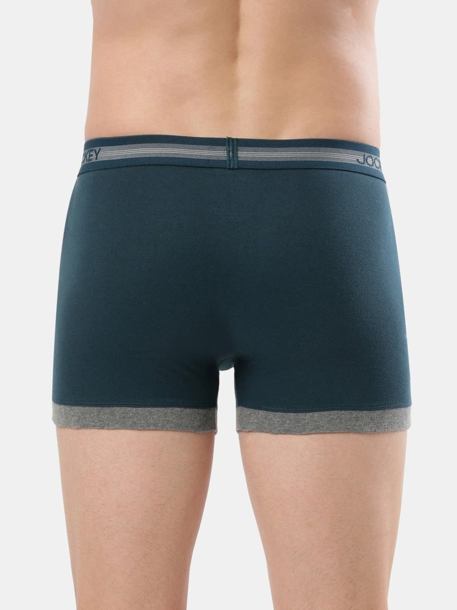 Jockey 1017 Reflecting Pond Super Combed Cotton Rib Boxer Briefs with Stay Fresh Properties