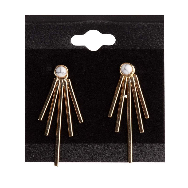 Genie Crafts Earring Cards - 100-Pack Earring Card Holder, Velvet Hanging Jewelry Display Cards for Earrings, Ear Studs, Black, 2 x 2 Inches