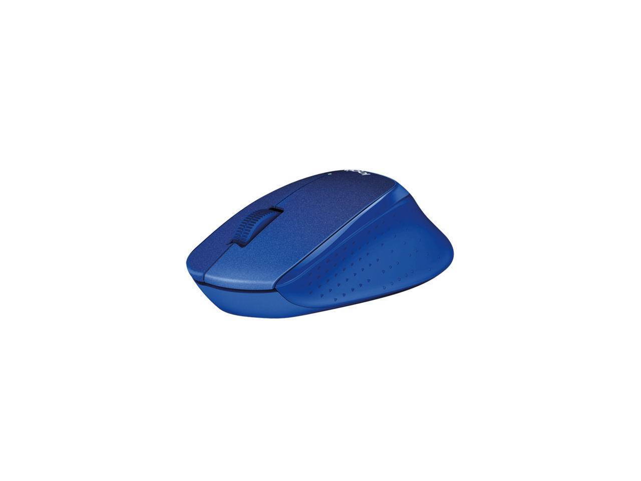 Logitech M330 910-004905 SILENT PLUS Black 3 Buttons 1 x Wheel RF RF Wireless Optical 1000 dpi Mouse - Grey/ Blue/ White/ Black