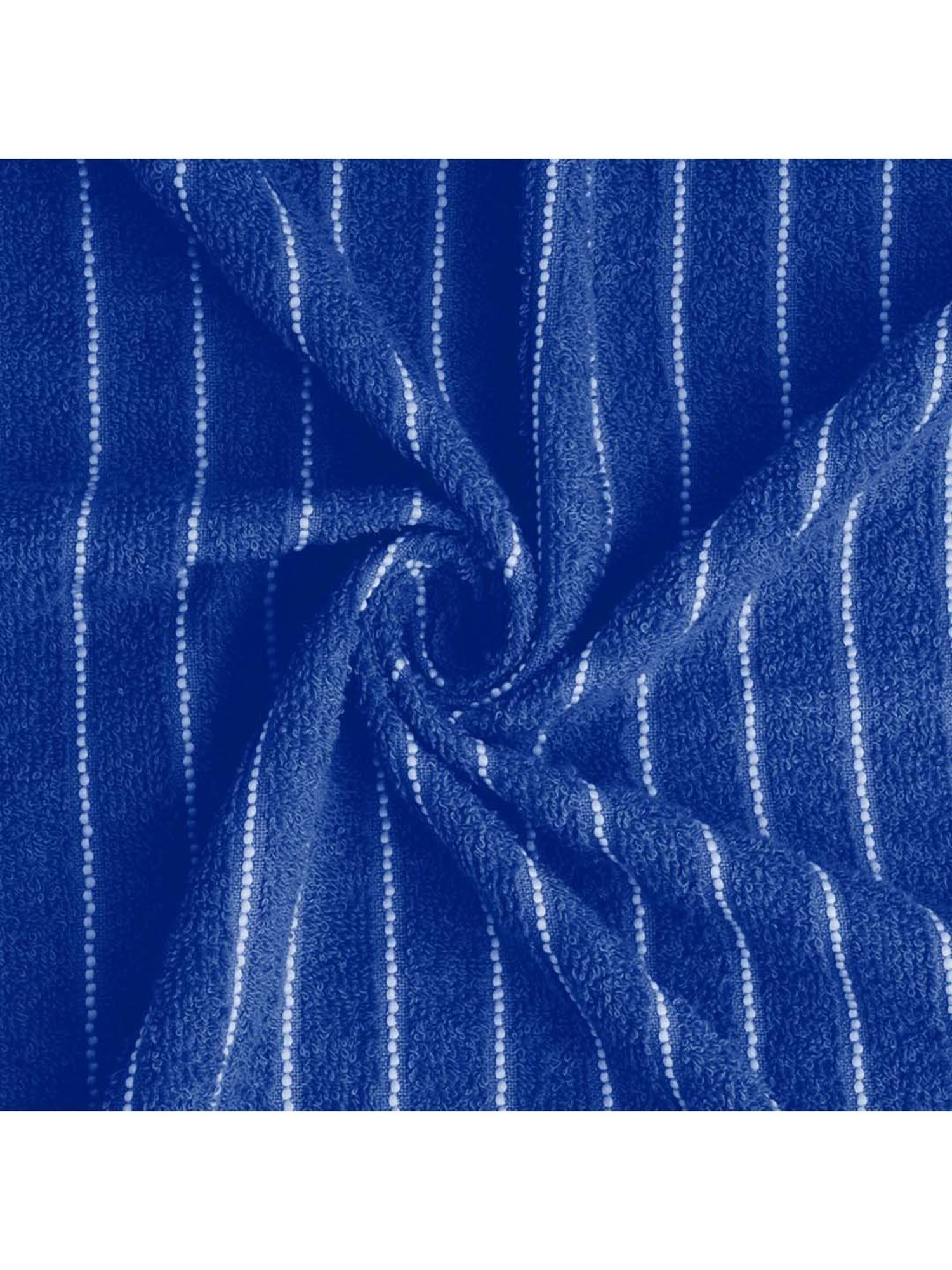 Welspun 2-In-1 Navy Cotton 250 GSM Bath Towel